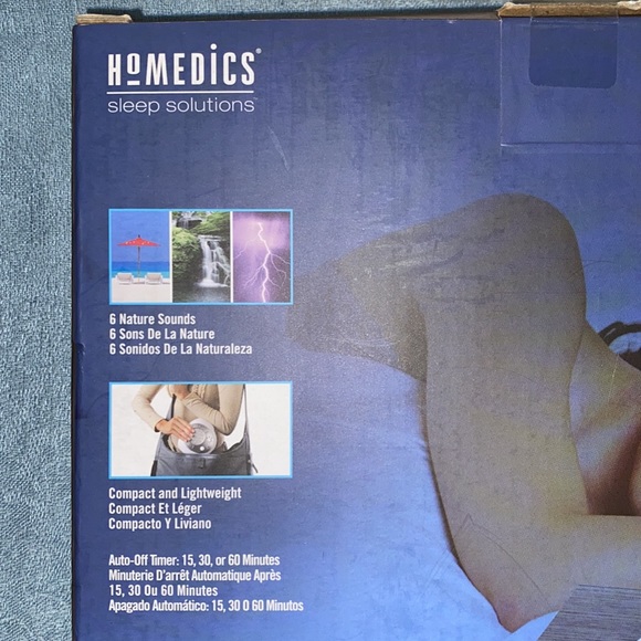 NWT Sound Spa (portable) w/6 nature sounds and a timer - Picture 6 of 13